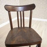 Set of Vintage Brown Beech Chairs, 1950s
