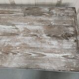 181 cm - Patinated spacer farm table