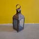 Antique french metal walking candle lantern. from around 1900.