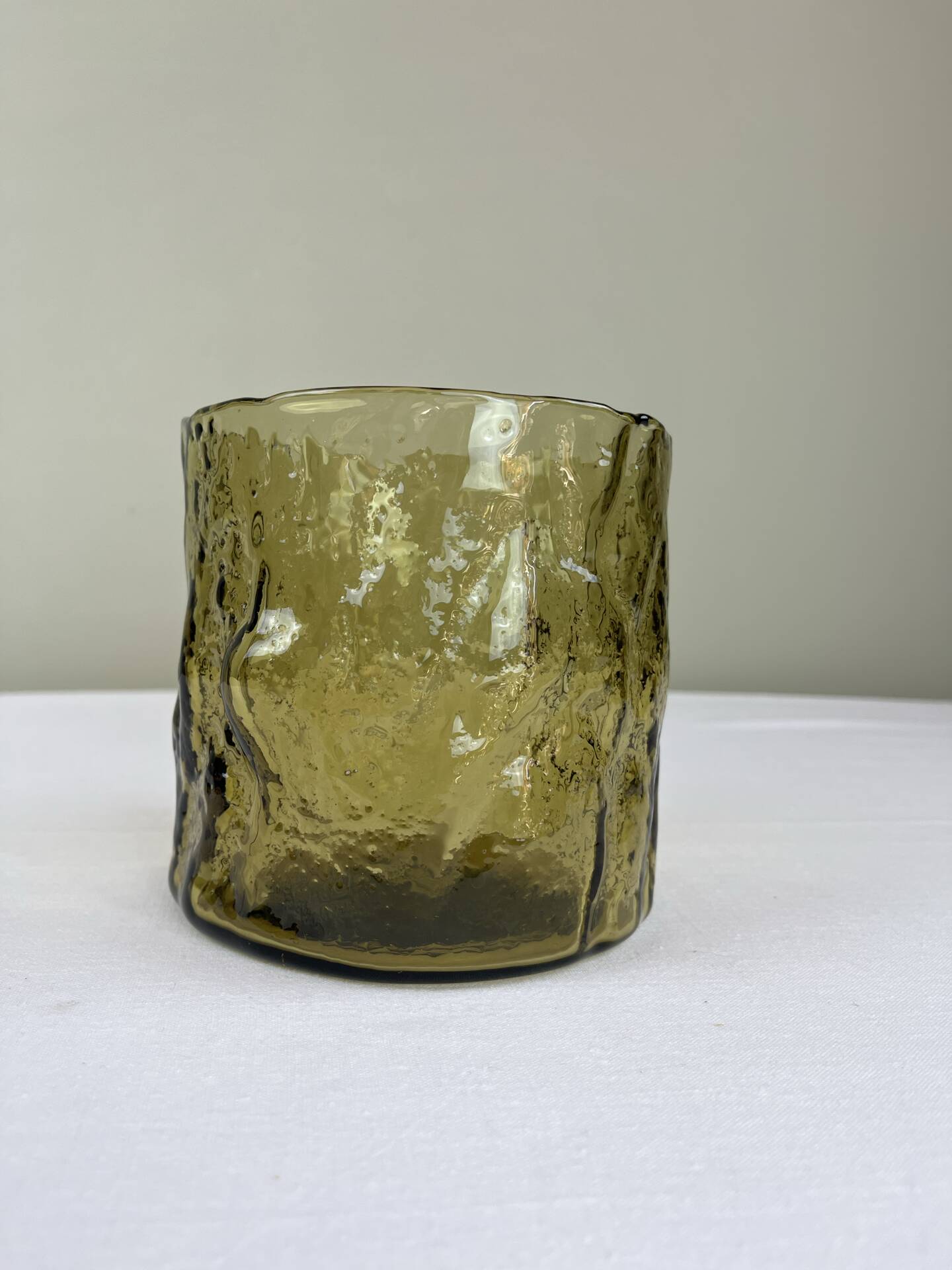 Vintage blown glass vase