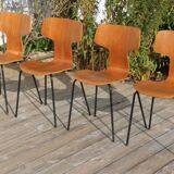 4 hammer chairs 3103 JACOBSEN “Fritz Hansen”