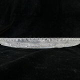 Old plate with pressed glass arabesque pie