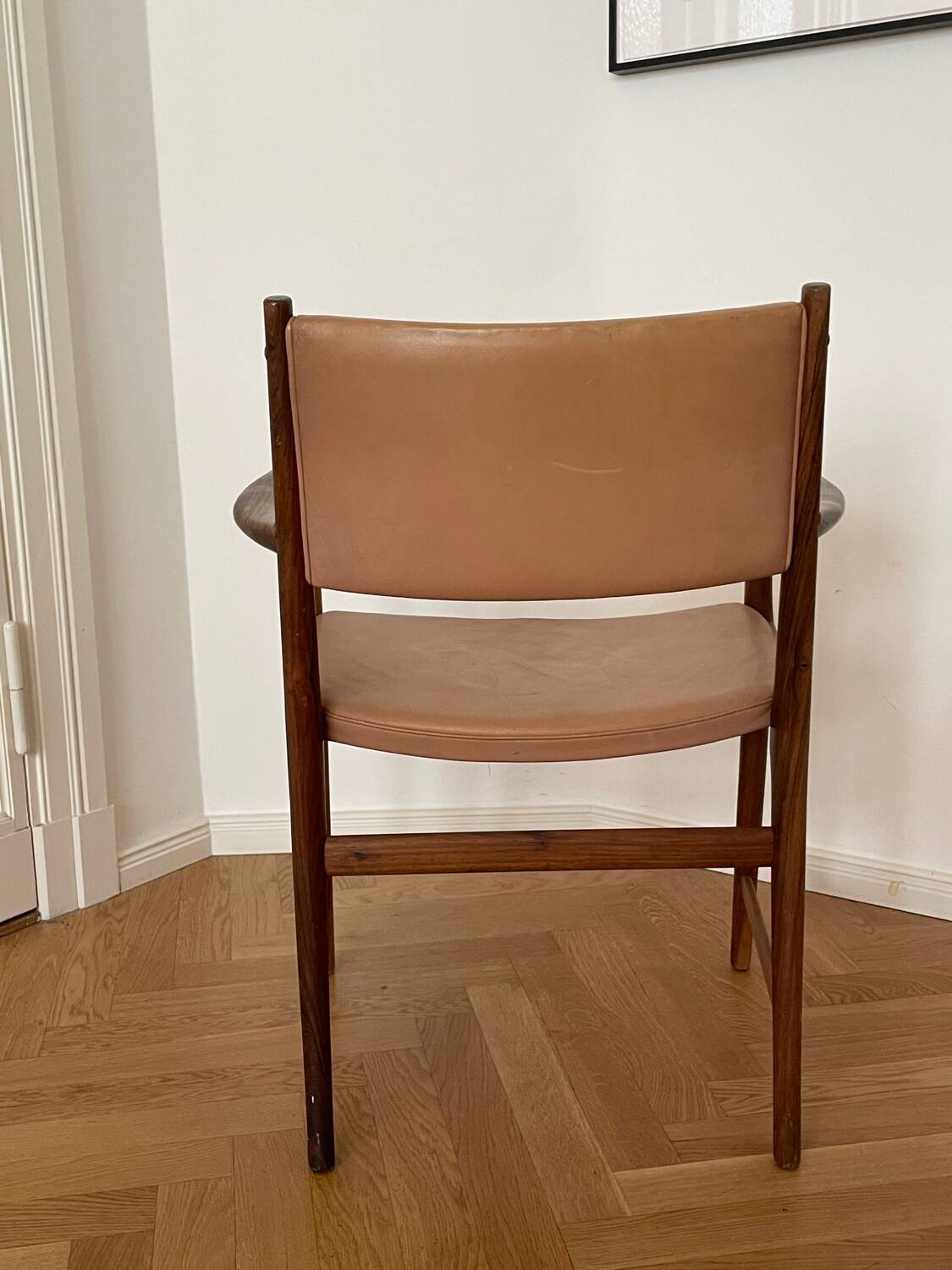 Danish Palisander Armchair Office Chair 1950s