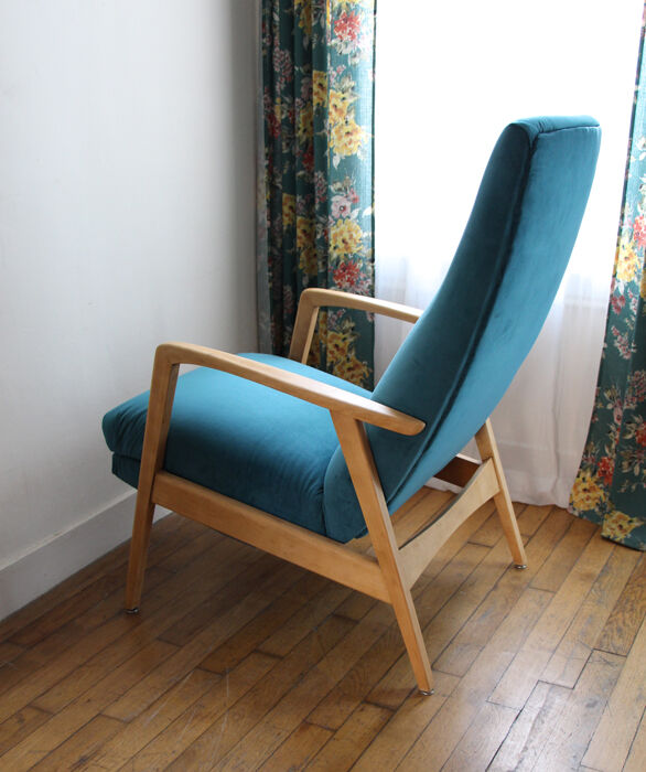 Fauteuil de lecture vintage