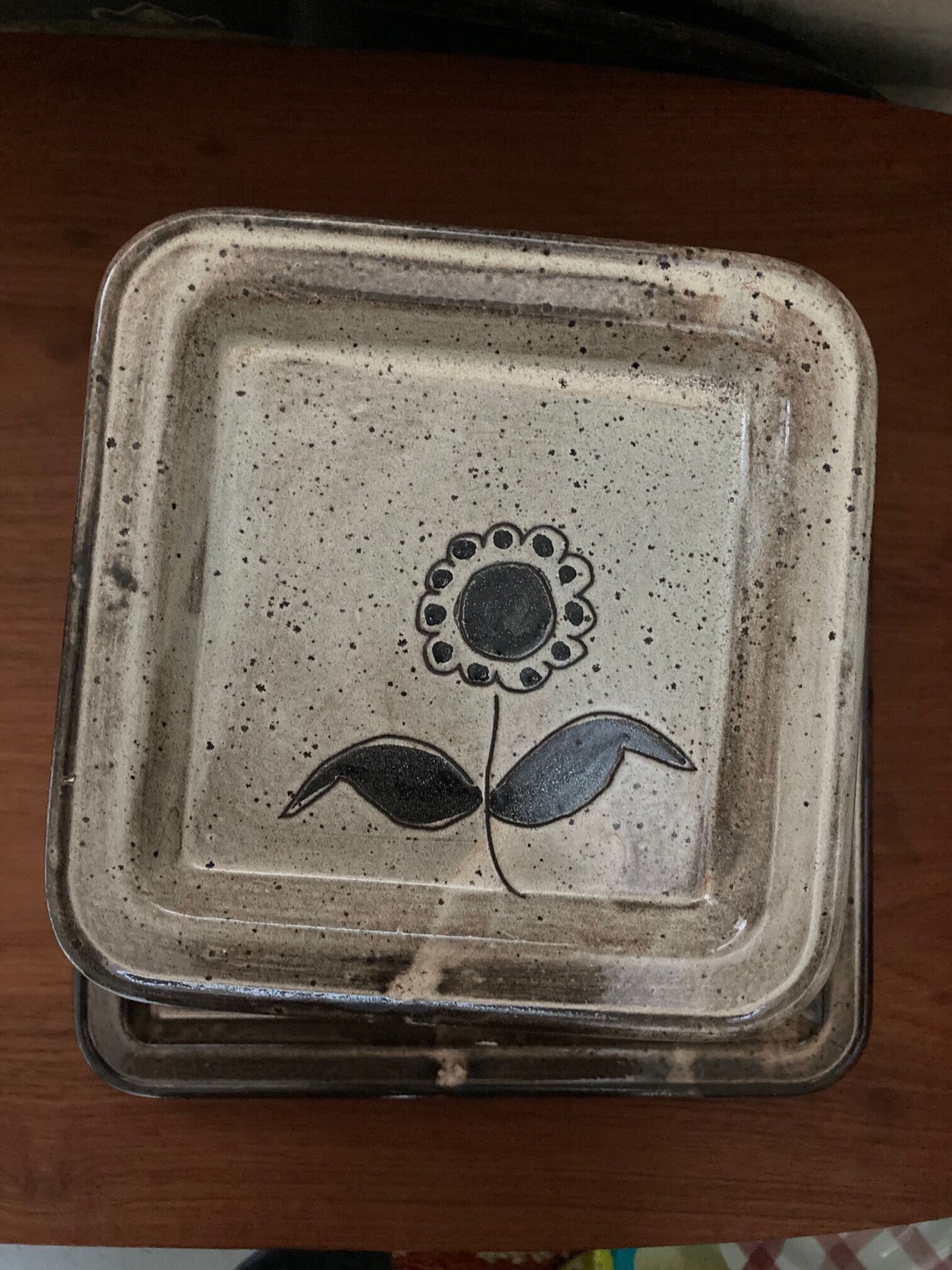 Vintage ceramic service Les Grottes Dieulefit