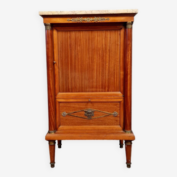 Meuble Cabinet Empire en acajou vers 1880-1900