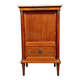 Meuble Cabinet Empire en acajou vers 1880-1900