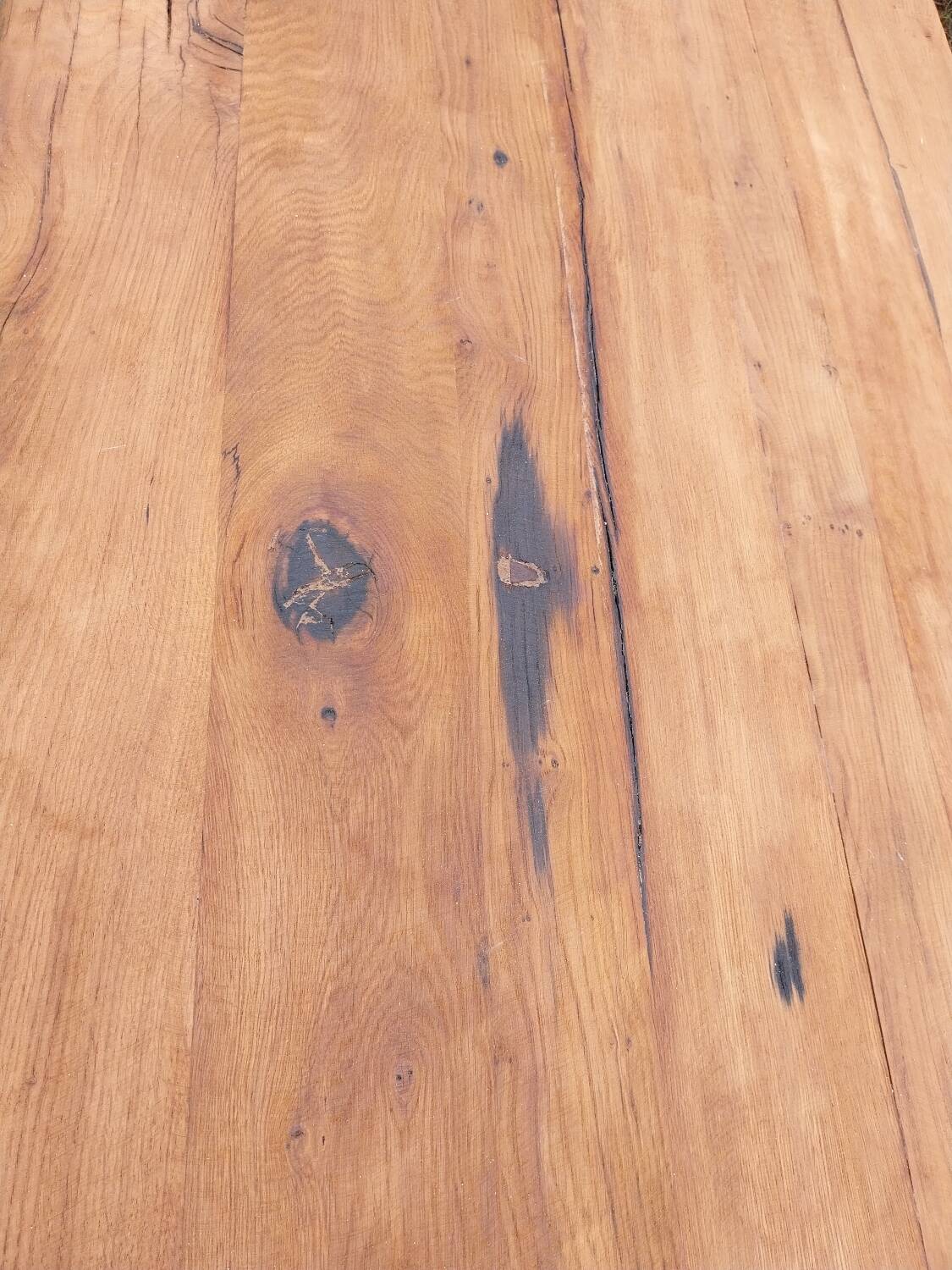 Antique oak farmhouse table