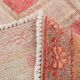 Tapis vintage antique rouge et crème 5x9 142x267 cm SK 19962