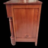 Old small solid wood chest of drawers