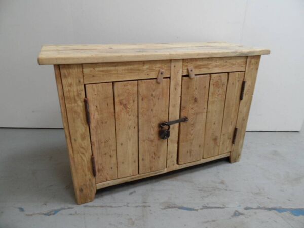 Armoire industrielle à deux portes des années 1950