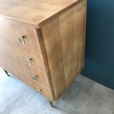 Vintage chest of drawers with compass feet