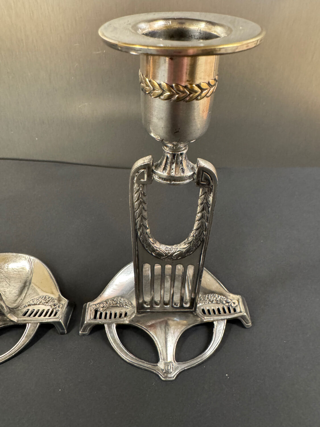 Paire de bougeoir WMF Art nouveau vers 1910