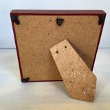 Mini painting of a flower bouquet in oil on panel.