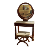 mahogany and marble empire dressing table