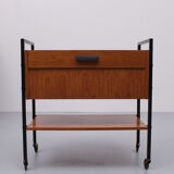Teak sawing Trolly Dutch 1960s