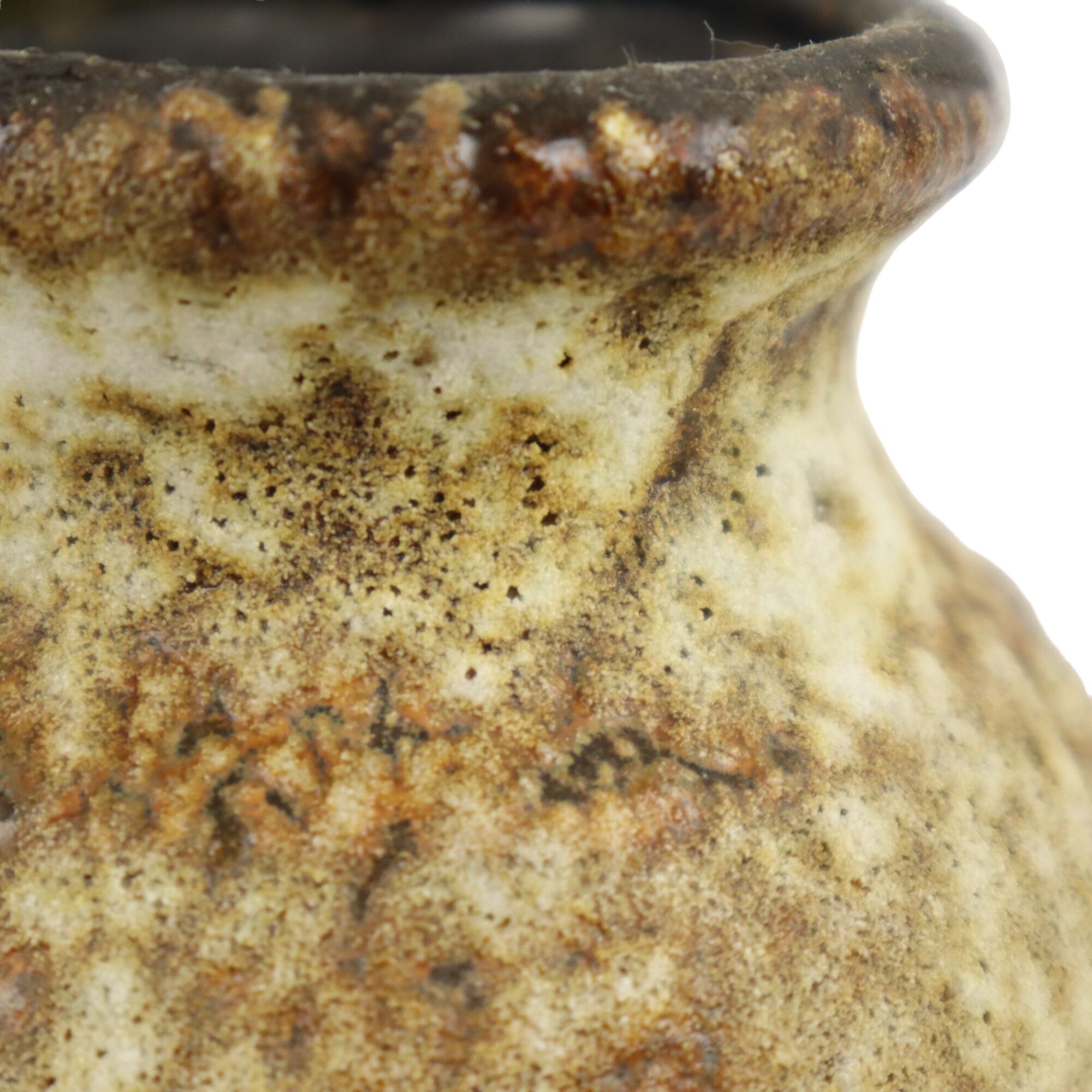 Fat lava vase west germany scheurich 1960s vintage 656-15