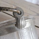 Glass ice bucket