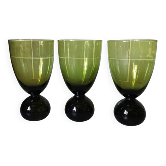 Verres à pieds "boule" 70
