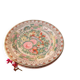 Assiette japonaise artisanale vintage en porcelaine décorée à la main