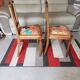Paire de chaise vintage style Louis XVI du 19 em siècle
