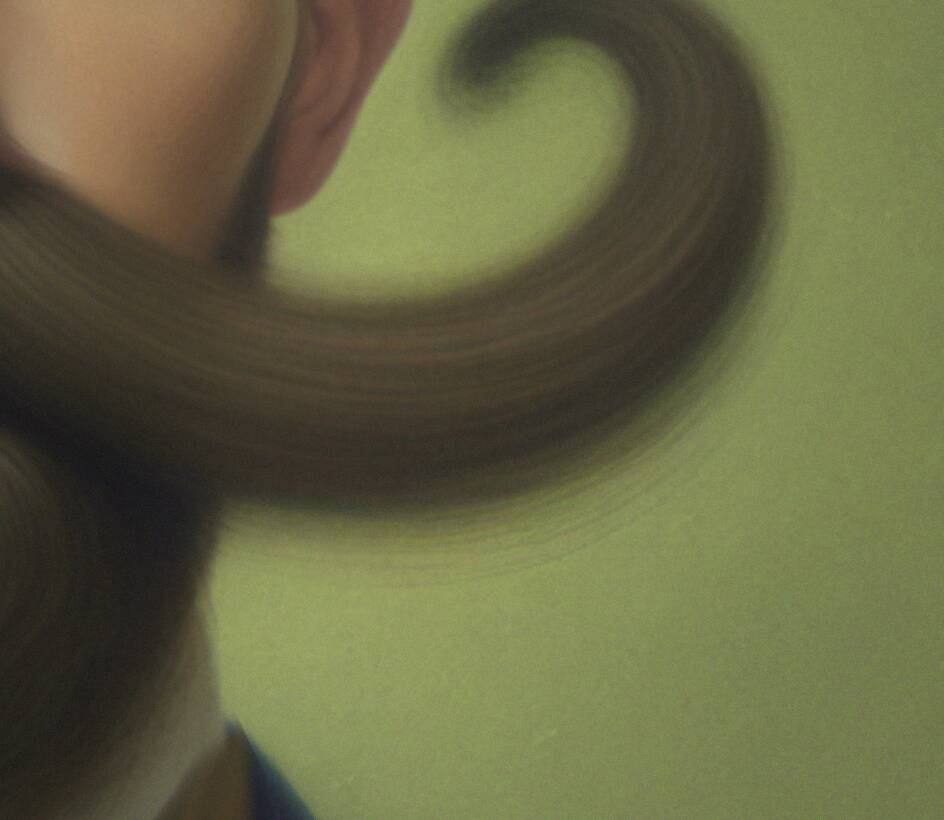 Old portrait - series "The Moustachioed Ones"