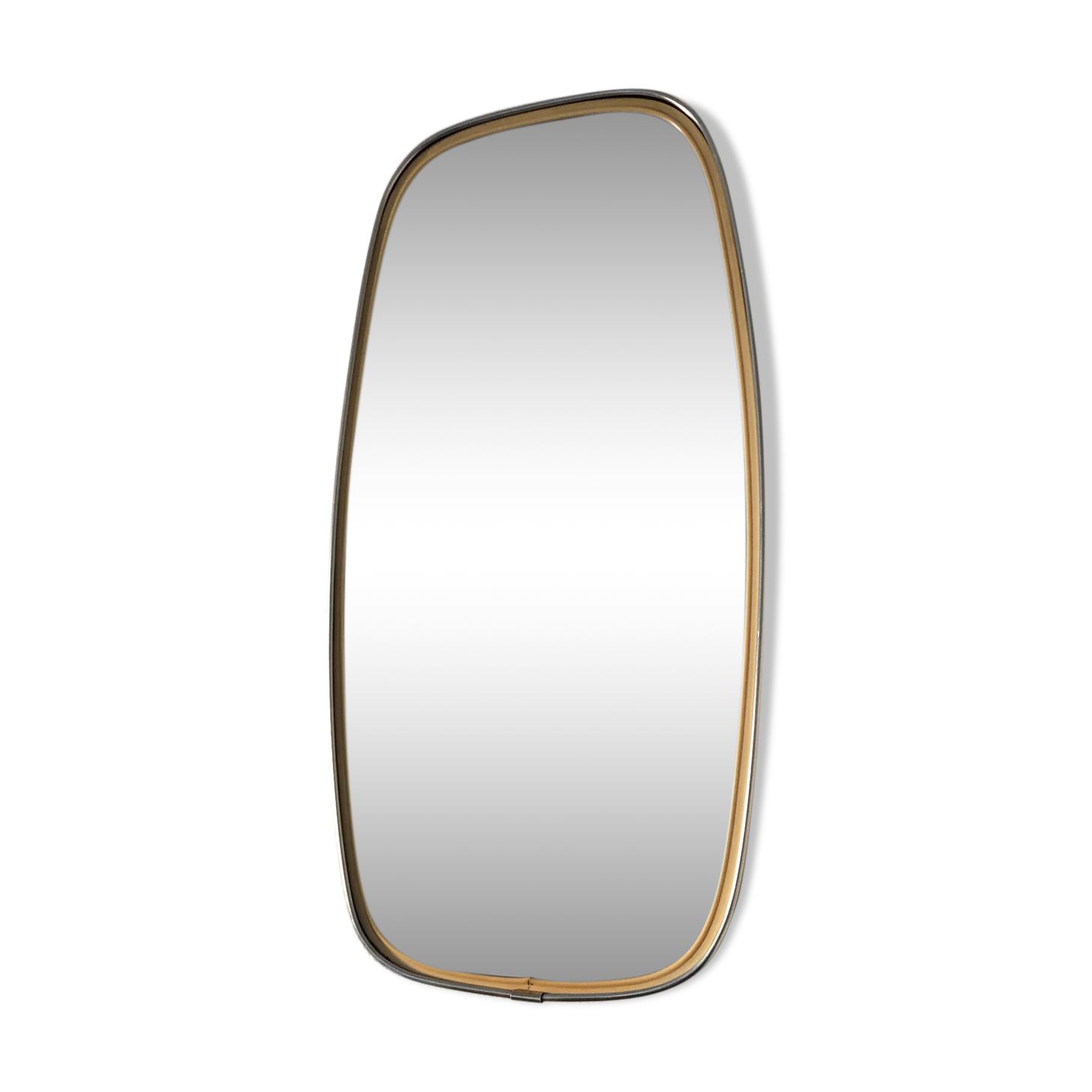 Mirror 46 x 24 cm vintage 1960