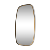 Mirror 46 x 24 cm vintage 1960