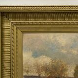 Oil on panel François-Edouard Bournichon Basse-Goulaine late 19th century