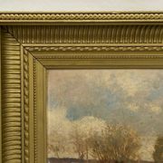 Oil on panel François-Edouard Bournichon Basse-Goulaine late 19th century