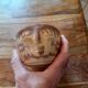 Bowl with a face in Chupicuaro pottery