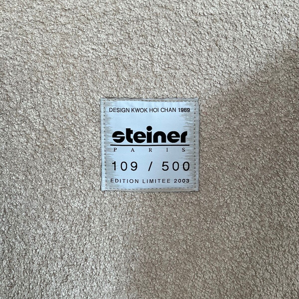 Pair of Zen armchairs by Kwok Hoi Chan for Maison Steiner, 2003 edition.