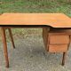 Scandinavian-style compass-legged desk, 1950s
