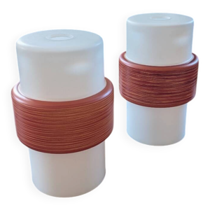 duo d’abat-jours opalin,