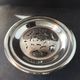 Vintage French silver-plated butter press, Coquillor style.