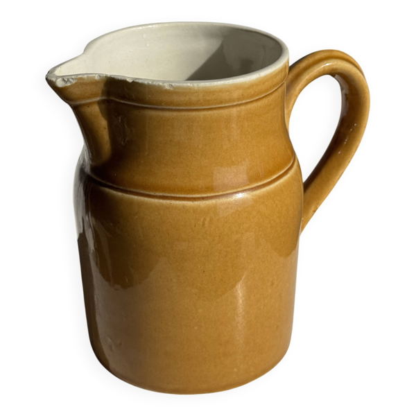 Carafe en céramique jaune Grès Kilt 1 litre H17