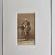 Set of 6 mounted old photographs, 19th century studio portraits