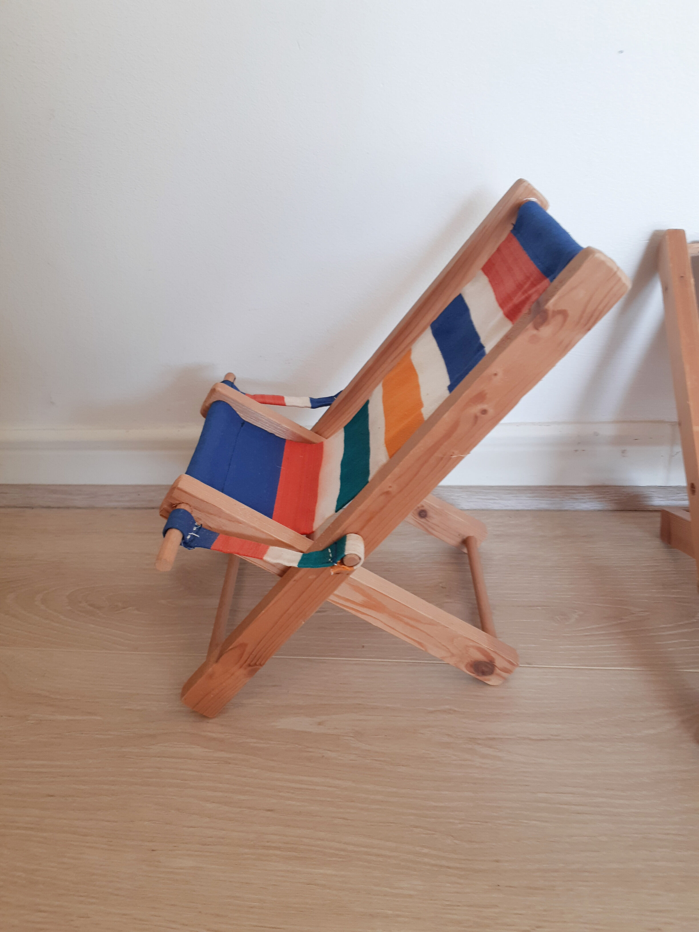 Wooden doll garden furniture