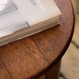 Art deco oak pedestal table