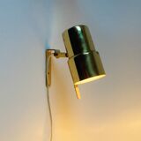 Scandinavian Brass Model V-324/2 Wall Light from Hans-Agne Jakobsson AB Markaryd, Sweden, 1960s