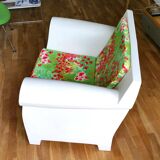 STARCK Bubble armchair "zinc white"