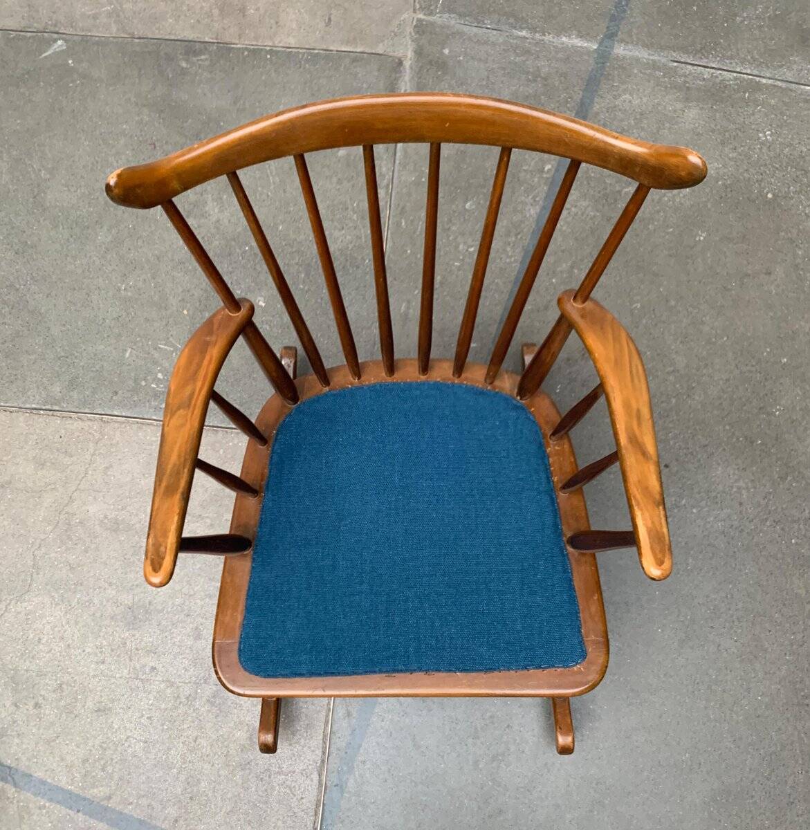 Mid-century rocking chair by Børge Mogensen for FDB Møbler, 1960s