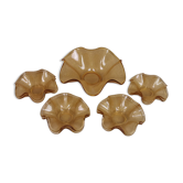 Serving bowl and 8 cups
