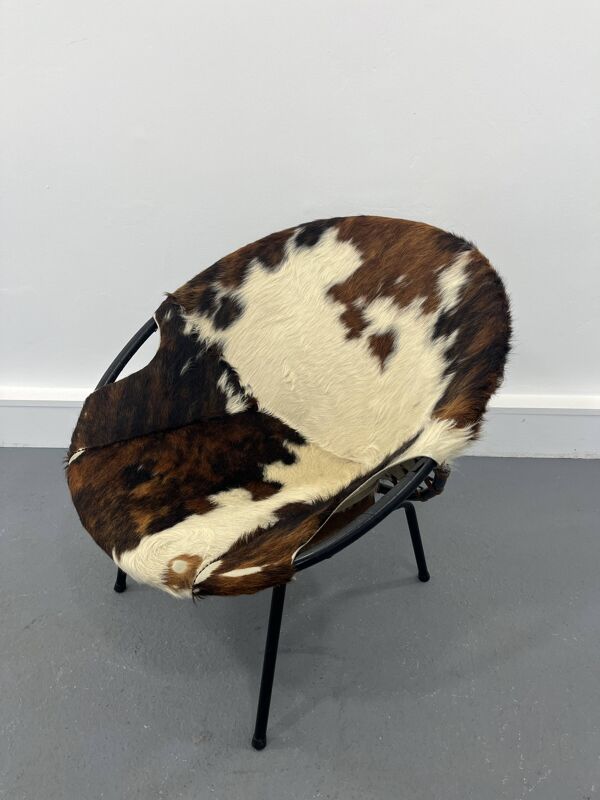 Fauteuil ballon pivotant de Lusch & Co, années 1960