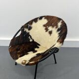 Mid-Century Swivel Balloon Armchair from Lusch & Co, 1960s
