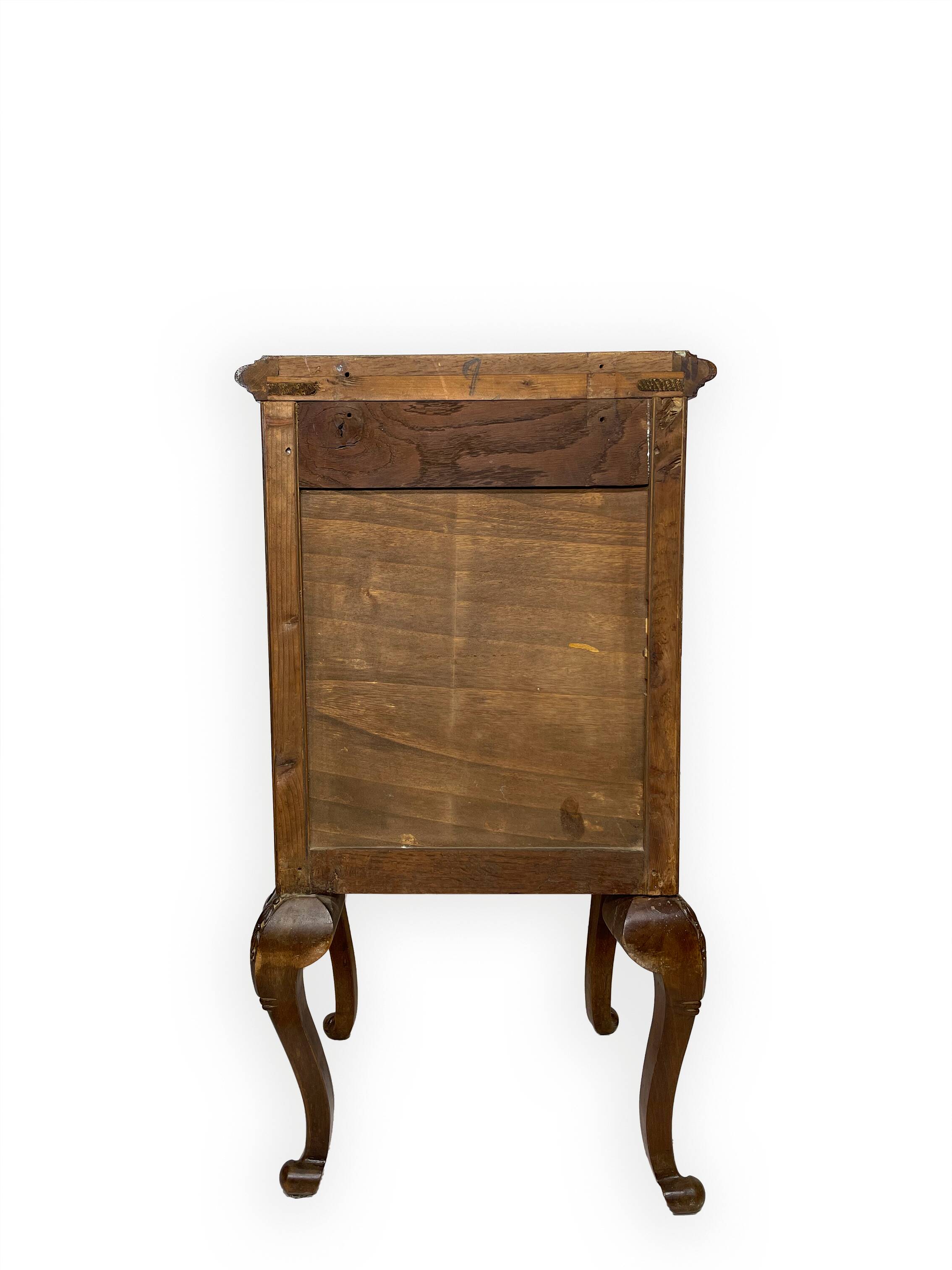 Tables de chevet italiennes en noyer, années 1930/1940