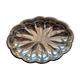 Metal tray with wavy edge