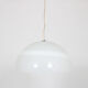1970s glass hanging lamp by Leucos, Italy