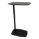 Table basse ovale en métal noir