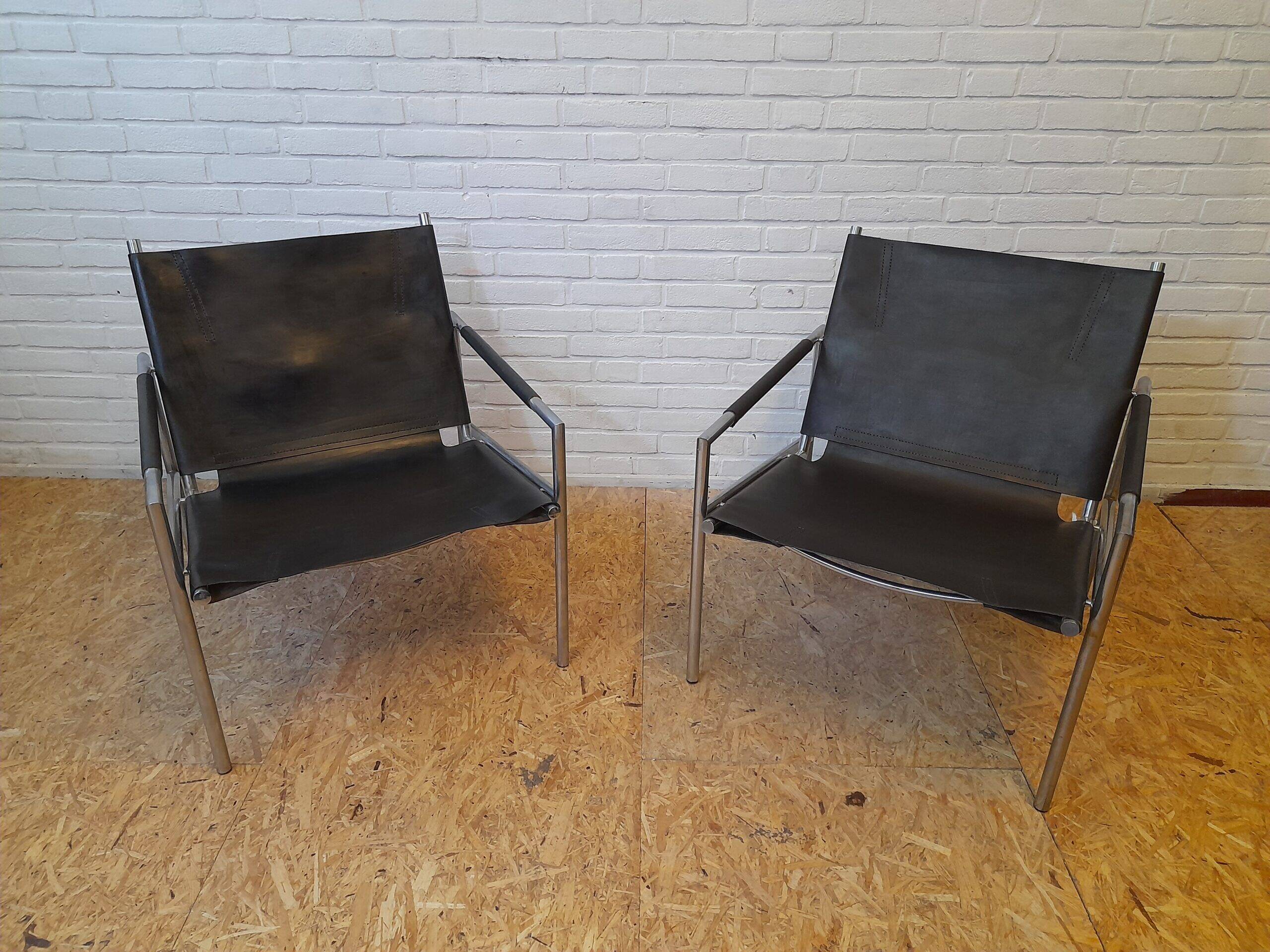 Set of 2 Martin Visser SZ 02 chairs